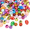 120Pcs 6 Styles Acrylic Beads OACR-TA0003-78-3