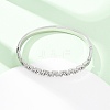 304 Stainless Steel Micro Pave Cubic Zirconia Hinged Bangles for Women BJEW-Z146-01P-1