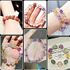 245Pcs 7 Colors Transparent Crackle Glass Beads EGLA-PA0001-42-6