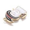 Halloween Theme Alloy Enamel Pendants ENAM-J649-03LG-4