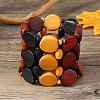 Bohemia & Ethnic Style Wood Stretch Bracelets for Women WG33998-06-1
