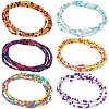 6Pcs 6 Colors Waist Beads AJEW-DJ0003-39-1