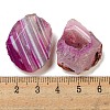 Dyed Natural Druzy Agate Beads G-G123-09-3