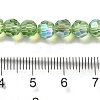 Electroplate Transparent Glass Beads Strands LS-EGLA-A035-T6mm-L09-4
