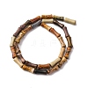 Natural Polychrome Jasper/Picasso Stone/Picasso Jasper Beads Strands G-L624-G04-12x5mm-3