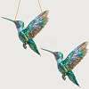 Acrylic Bird Hanging Suncatchers HJEW-WH20021-02D-6