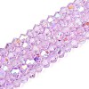 Transparent Glass Beads Strands EGLA-N021-4mm-M-2