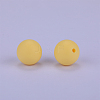 Round Silicone Focal Beads SI-JX0046A-32-2