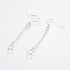 Brass Earring Hooks KK-I618-26S-RS-1
