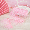 Gorgecraft Ostrich Feather Tassel Ribbon DIY-GF0008-68A-4