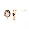 Brass Stud Earring Findings KK-S365-004-4