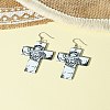 304 Stainless Steel Dangle Earrings EJEW-FS00010-9