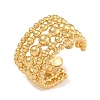 Brass Cuff Rings RJEW-P127-02G-1