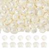 200Pcs 2 Styles ABS Imitation Pearl Beads OACR-FS0002-31-2