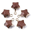 Synthetic Goldstone Pendants G-N326-36I-1