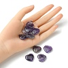 Natural Amethyst Heart Palm Stone G-YW0001-52B-4