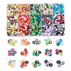 2400Pcs 15 Colors Handmade Polymer Clay Beads CLAY-YW0001-27A-1