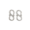304 Stainless Steel S-Hook Clasps STAS-L300-003B-P-1