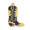 Western Cowboy Theme Alloy Enamel Pendants ENAM-A008-22KCG-02-1