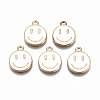 Alloy Enamel Charms X-ENAM-S121-165G-RS-1