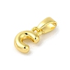 Rack Plating Brass Charms KK-C053-04G-C-2