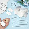 60Pcs Aluminum Big Pendants ALUM-OC0010-01B-3