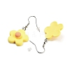 3 Styles Summer Flower & Lemon & Cloud Acrylic Dangle Earring Sets for Women EJEW-F336-01A-3