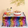 Plastic Foil Fringe Curtains DIY-WH0028-106A-4