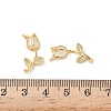 Brass Micro Pave Cubic Zirconia Pendants KK-D504-16G-3