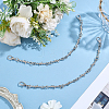 2Pcs Punk Alloy Barbed Wire Link Chain Bag Decorative Chains STAS-ME0003-43-5