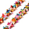 Spray Painted Synthetic Turquoise Beads Strands LS-UNKW-T001-11D-4