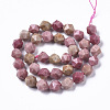 Natural Rhodonite Beads Strands G-R465-30B-2