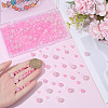 450Pcs 4 Styles Spray Painted Crackle Glass Beads CCG-PA0001-09E-3