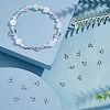 30Pcs 304 Stainless Steel Spring Ring Clasps STAS-UN0028-99-3