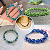 90Pcs 9 Styles Handmade Luminous Inner Flower Lampwork Beads LAMP-PH0001-26-6
