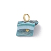 Dyed Natural Shell Chip Charms PALLOY-JF04556-2