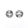 Tarnish Resistant 201 Stainless Steel Bead Caps STAS-F040-20G-P-2