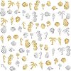 Olycraft 2200Pcs Ocean Themed Alloy and Brass Cabochons MRMJ-OC0002-58-4