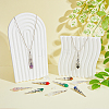 10Pcs 10 Styles Natural & Synthetic Mixed Gemstone Big Pendants FIND-FH0006-02-5