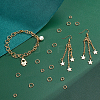 200Pcs 2 Style Brass Open Jump Rings KK-PH0002-76-3