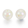 Acrylic Imitation Pearl Beads OACR-N010-024A-01-3