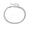 Stainless Steel Rope Chain Anklets for Women WGB107D-01-2