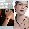 24Pcs 6 Styles Alloy Enamel Pendats ENAM-SC0006-40-4
