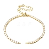 2.5MM Brass Pave Clear Cubic Zirconia Tennis Bracelet Making MAK-K024-21G-1