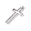 Tibetan Style Alloy Hollow Cross Pendants LS-EAA353Y-2