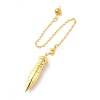 Rack Plating Brass Dowsing Pendulum Big Pendants KK-H444-01-2