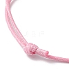 6Pcs 6 Colors Adjustable Waxed Polyester Cord Bracelet Making AJEW-JB01318-02-4