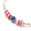 Glass Seed Beads Braided Bead Bracelets BJEW-MZ00211-05-3