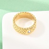 304 Stainless Steel Cubic Zirconia Finger Rings RJEW-F203-03G-01-2