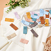 Biyun 54Pcs 9 Colors Microfiber Leather Labels DIY-BY0001-13-12